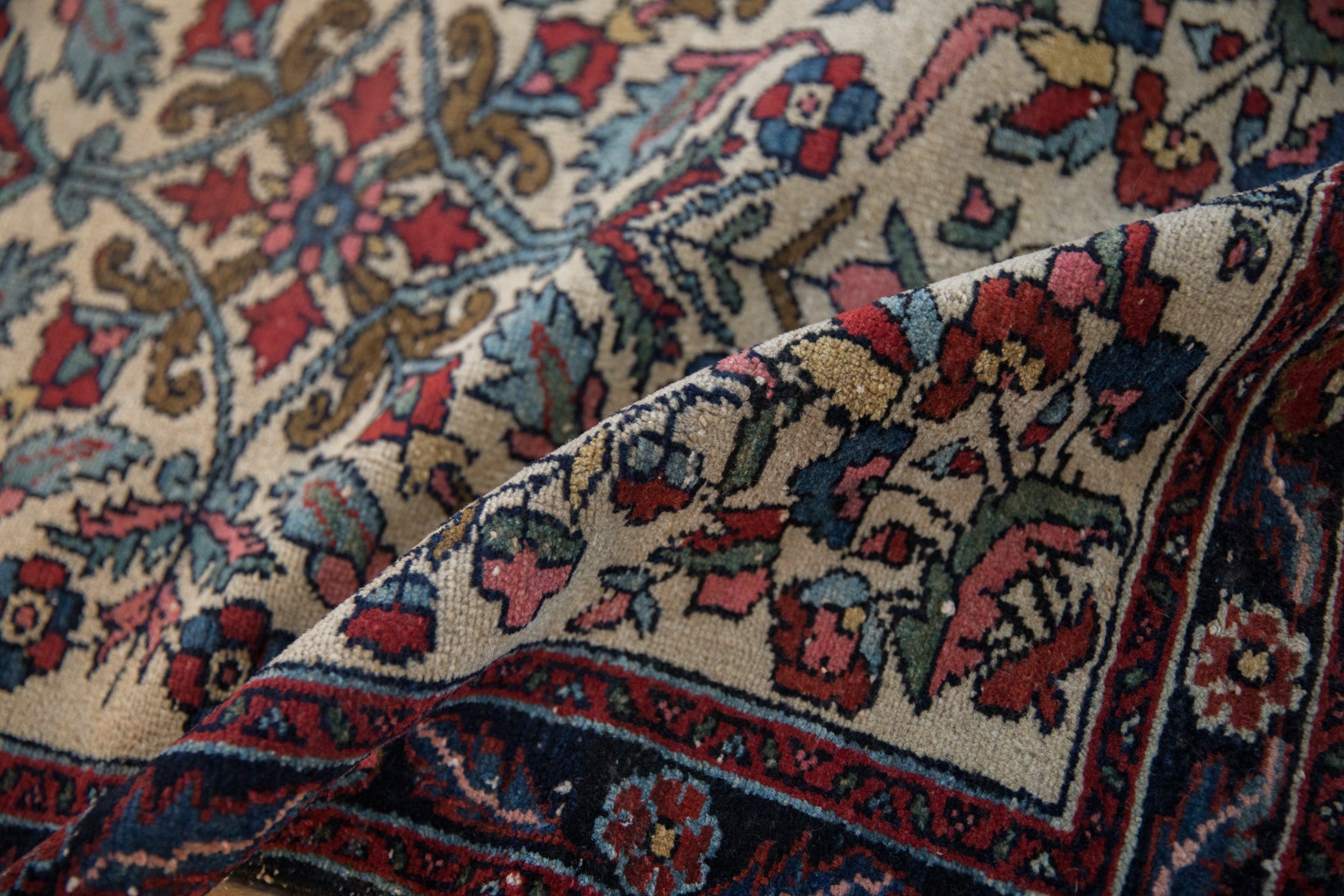 2x3 Antique Fine Hamadan Rug Mat