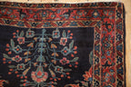 2.5x5 Vintage Fine Sarouk Rug Runner