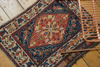 2x2.5 Antique West Persian Square Bag Face Rug Mat