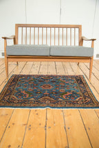 3x3.5 Vintage Fine Engelas Square Rug