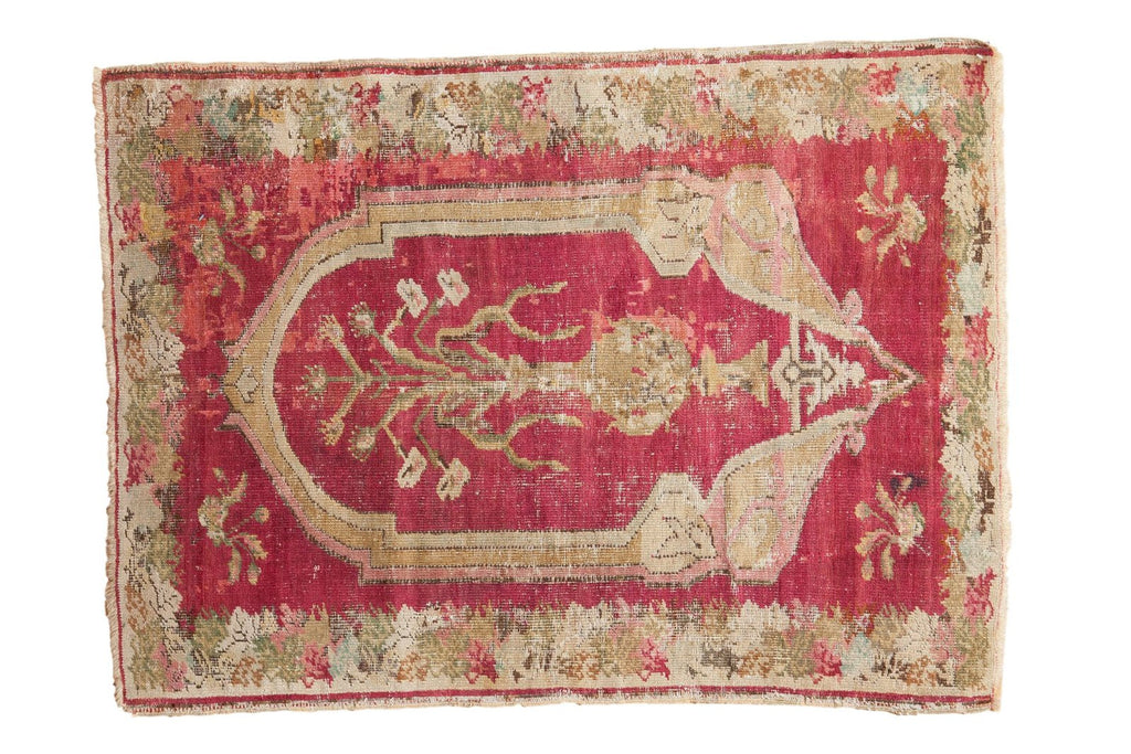 3.5x4.5 Antique Karabagh Square Rug