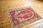 3.5x4.5 Antique Karabagh Square Rug