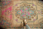 4x7.5 Vintage Distressed Oushak Rug