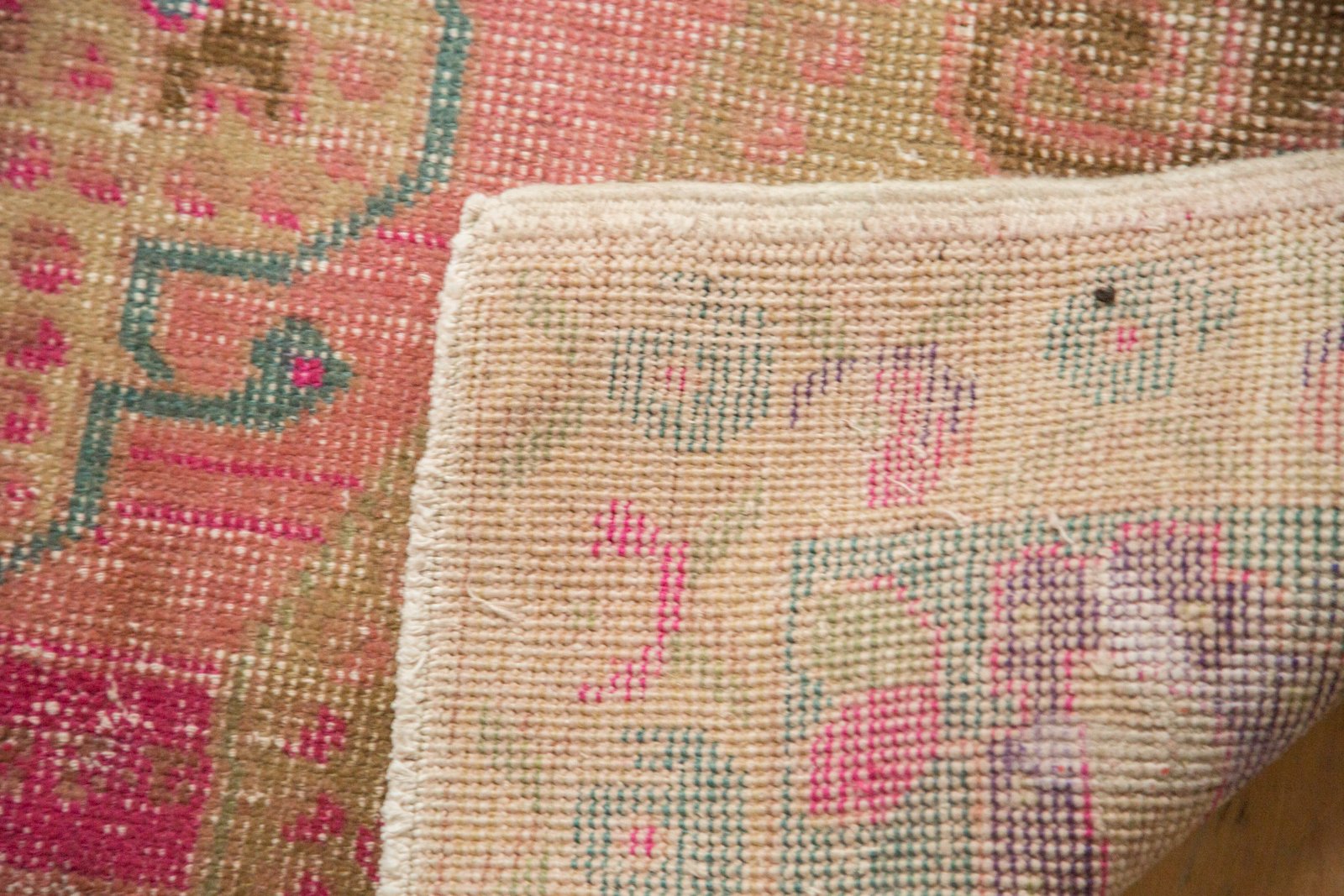 4x7.5 Vintage Distressed Oushak Rug