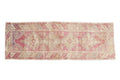 3.5x9.5 Vintage Distressed Oushak Rug Runner