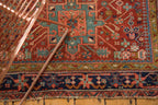 4x4.5 Antique Fine Karaja Square Rug