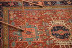 4x4.5 Antique Fine Karaja Square Rug