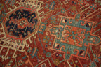 4x4.5 Antique Fine Karaja Square Rug