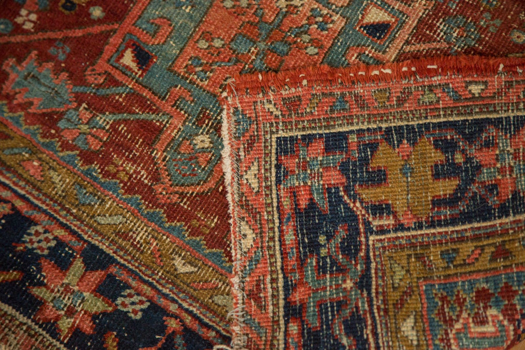 4x4.5 Antique Fine Karaja Square Rug