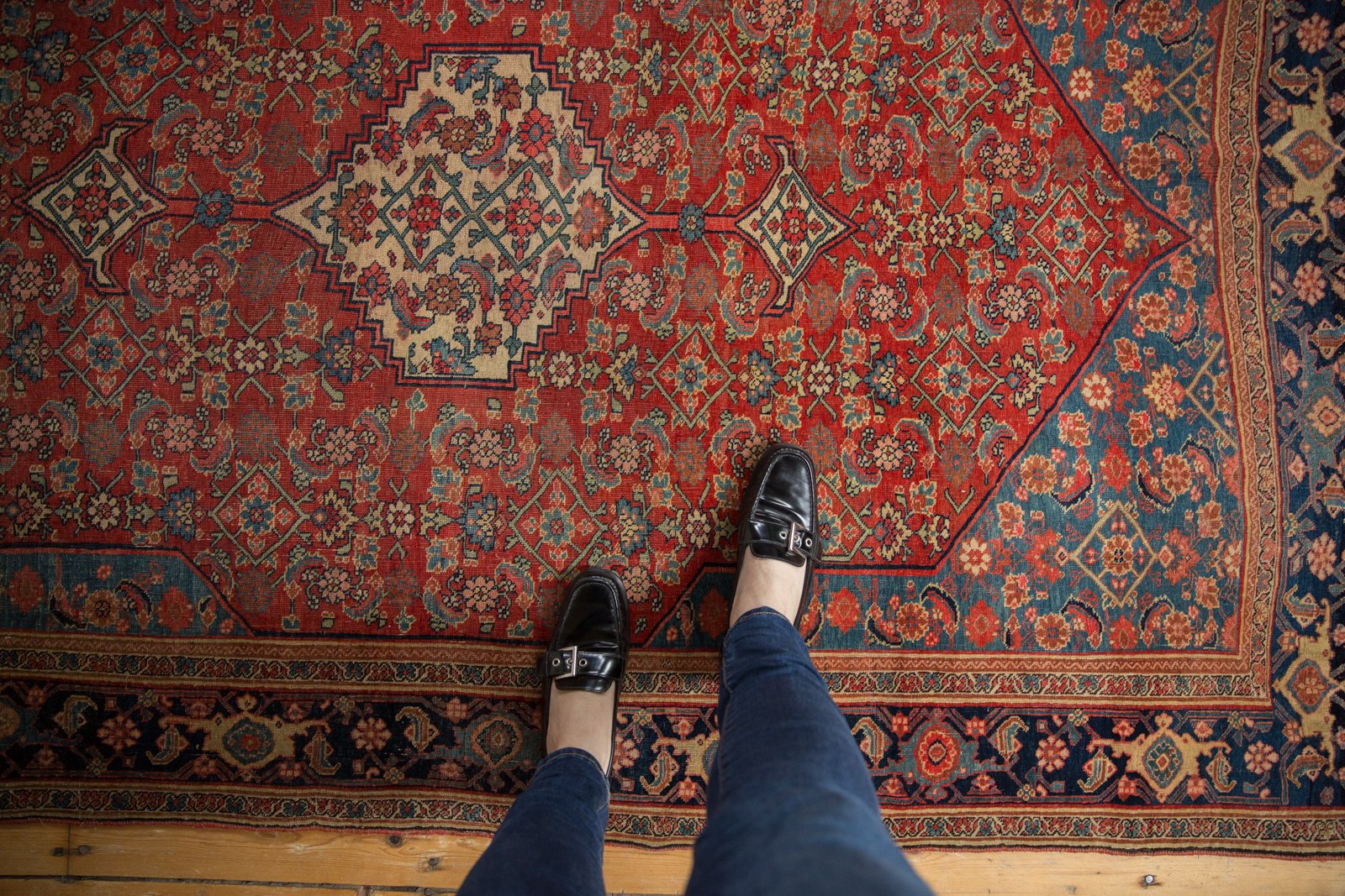 5x7.5 Antique Bijar Rug