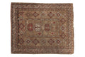 4x4.5 Antique Caucasian Square Rug