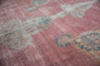 12x18.5 Antique Distressed Kermanshah Carpet