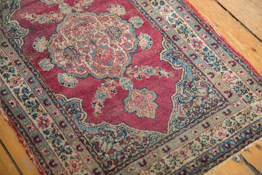 2x3 Antique Kerman Rug Mat