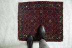 2x2.5 Antique Fine Hamadan Square Rug Mat