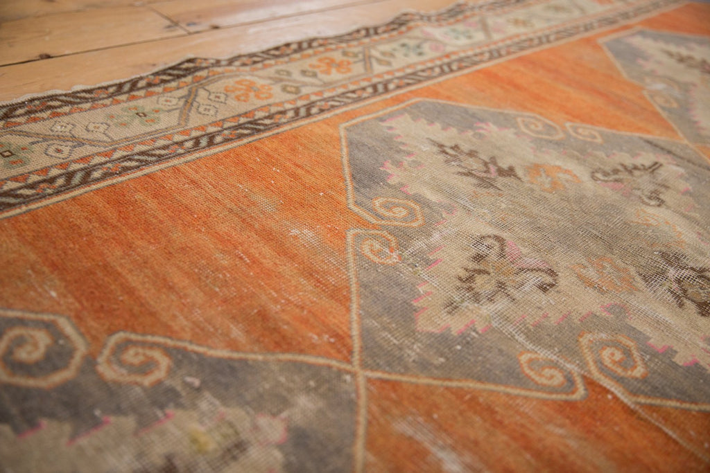 3.5x11 Vintage Distressed Oushak Rug Runner