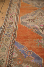 3.5x11 Vintage Distressed Oushak Rug Runner