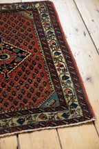 2x2.5 Vintage Engelas Square Rug Mat