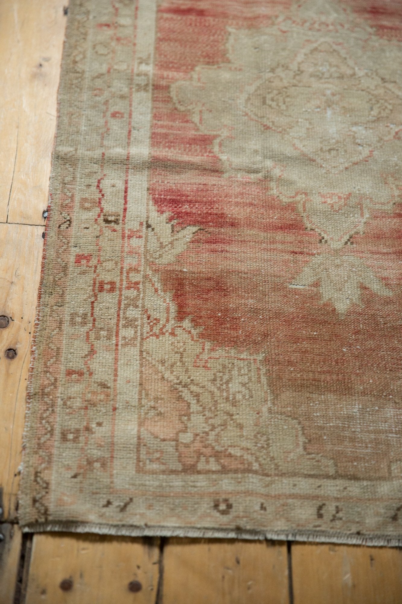 2.5x4.5 Vintage Distressed Oushak Rug