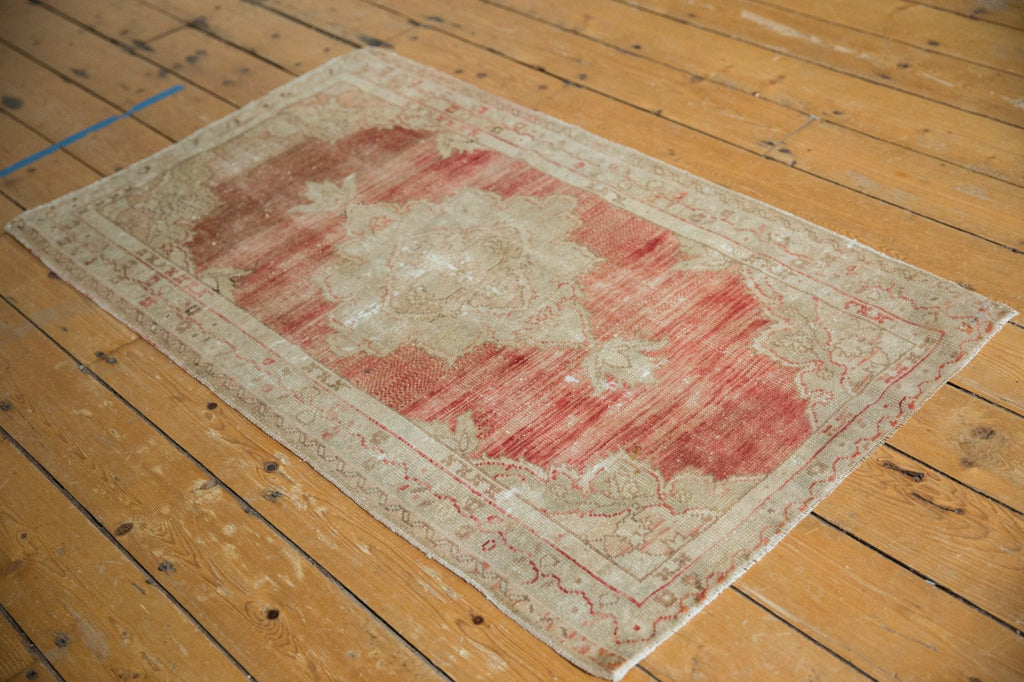 2.5x4.5 Vintage Distressed Oushak Rug