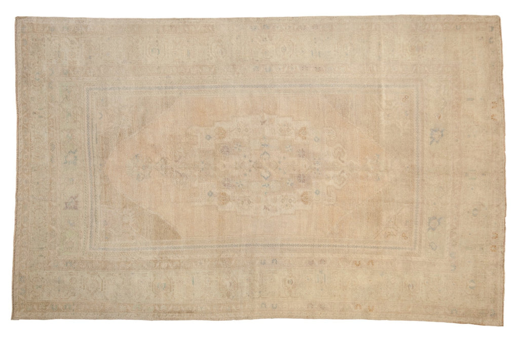 6x10 Vintage Distressed Oushak Carpet