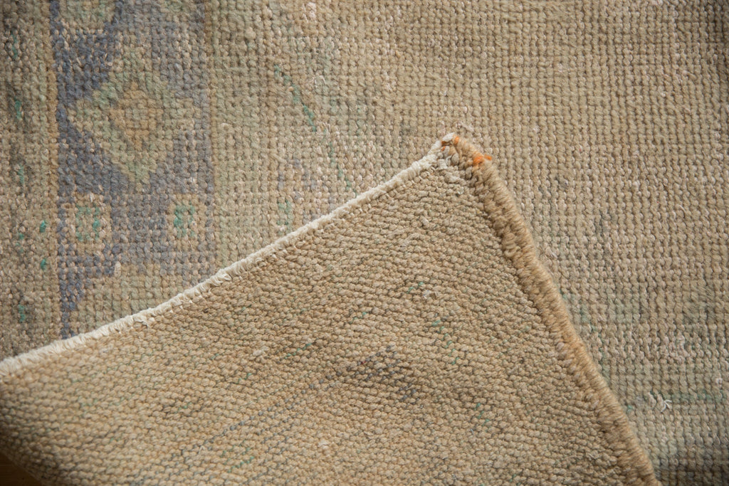 6x9.5 Vintage Distressed Oushak Carpet