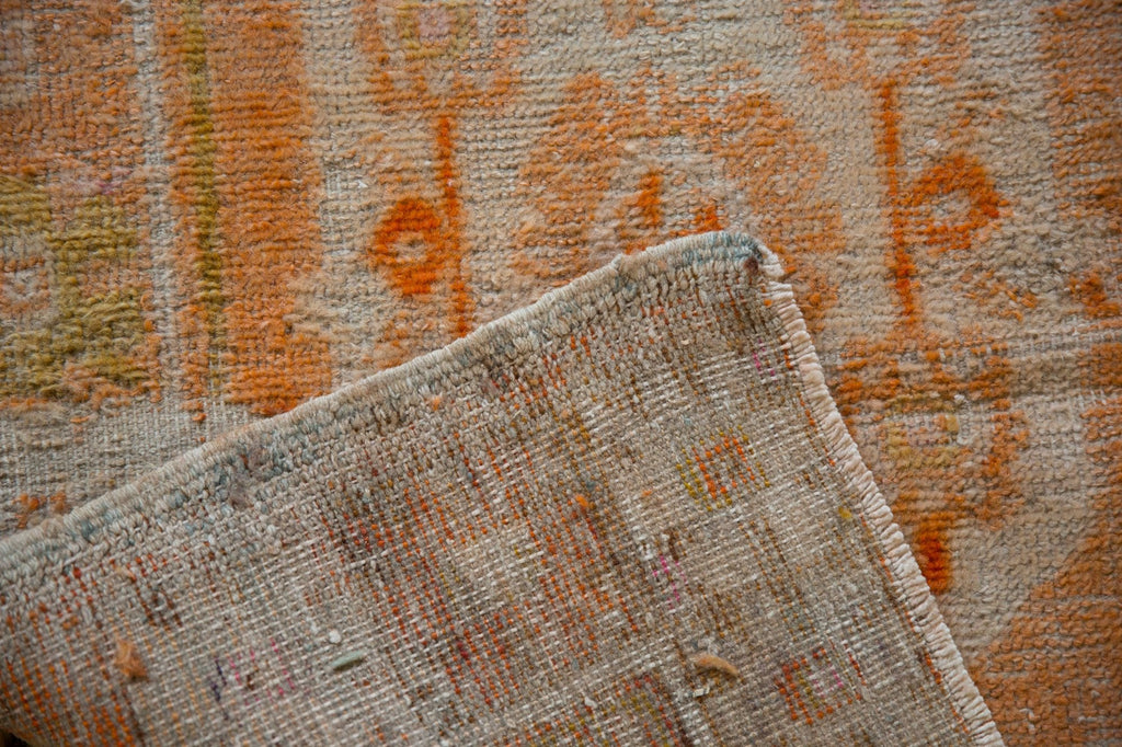 2.5x8.5 Vintage Distressed Oushak Rug Runner