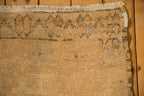 4x8.5 Vintage Distressed Oushak Rug Runner