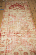 2.5x11 Vintage Distressed Oushak Rug Runner