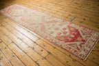2.5x11 Vintage Distressed Oushak Rug Runner