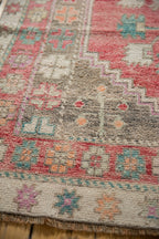 4.5x9.5 Vintage Distressed Oushak Rug Runner