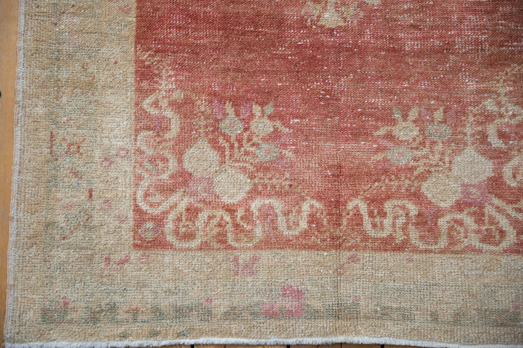 3.5x6.5 Vintage Distressed Oushak Rug