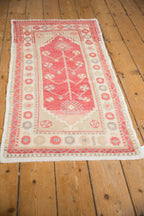 2x4.5 Vintage Distressed Oushak Rug Runner