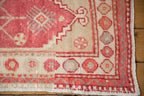 2x4.5 Vintage Distressed Oushak Rug Runner