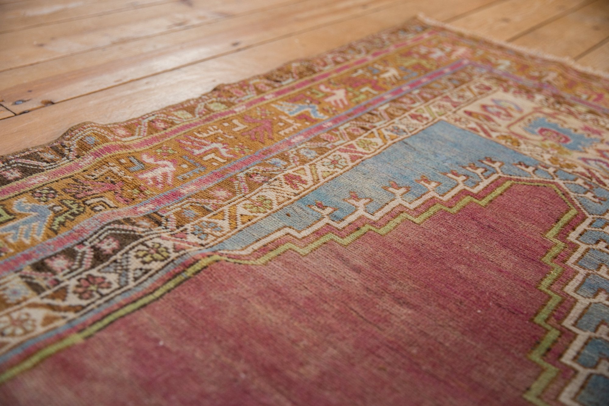 3.5x6 Vintage Distressed Oushak Rug
