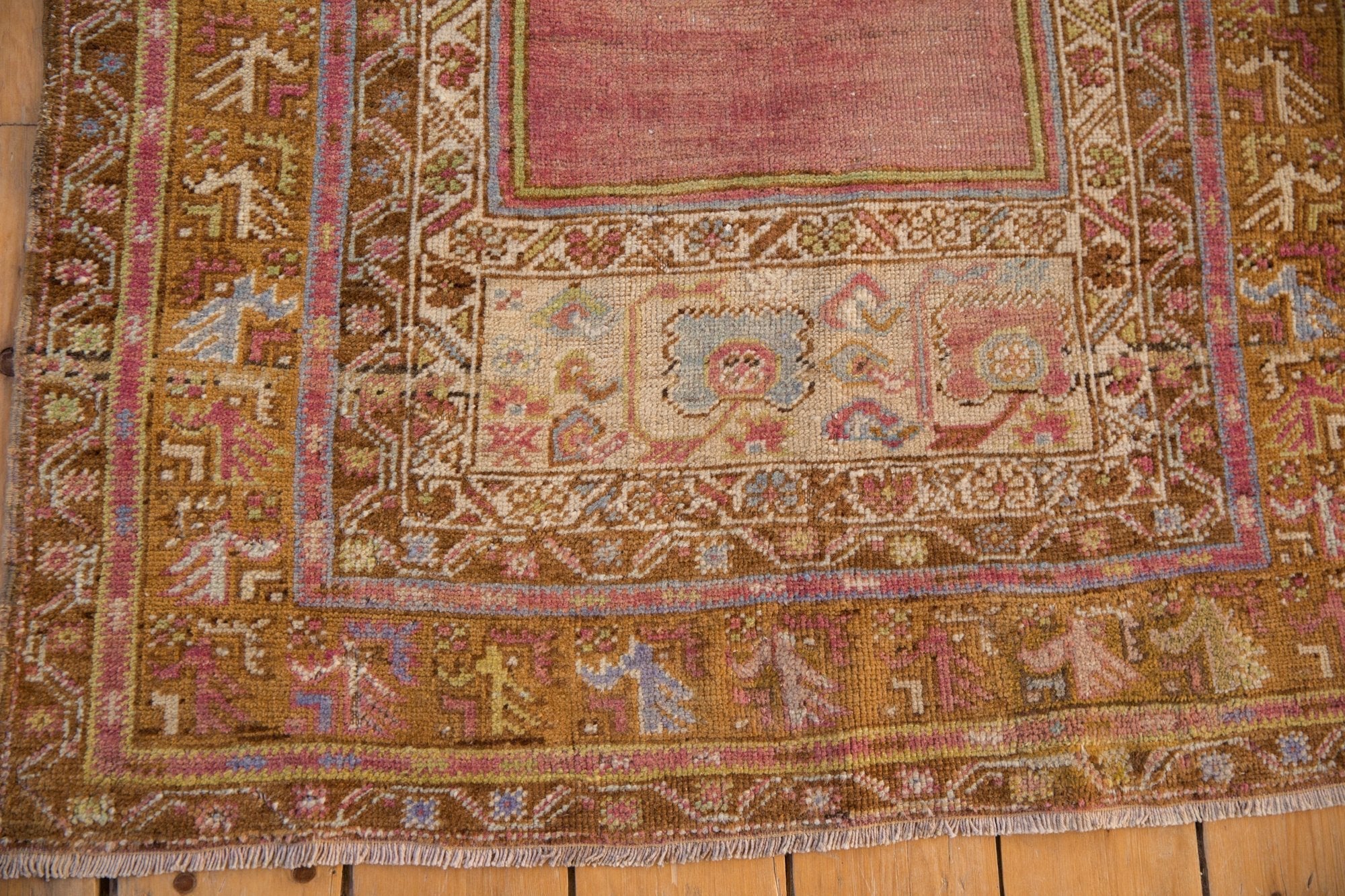 3.5x6 Vintage Distressed Oushak Rug