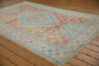 6x10 Vintage Distressed Oushak Carpet