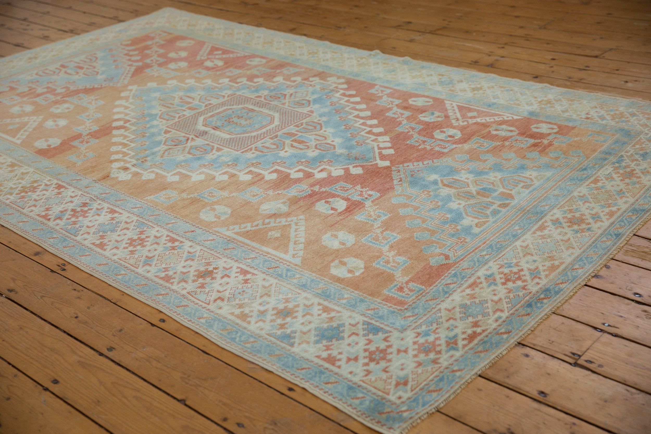 6x10 Vintage Distressed Oushak Carpet