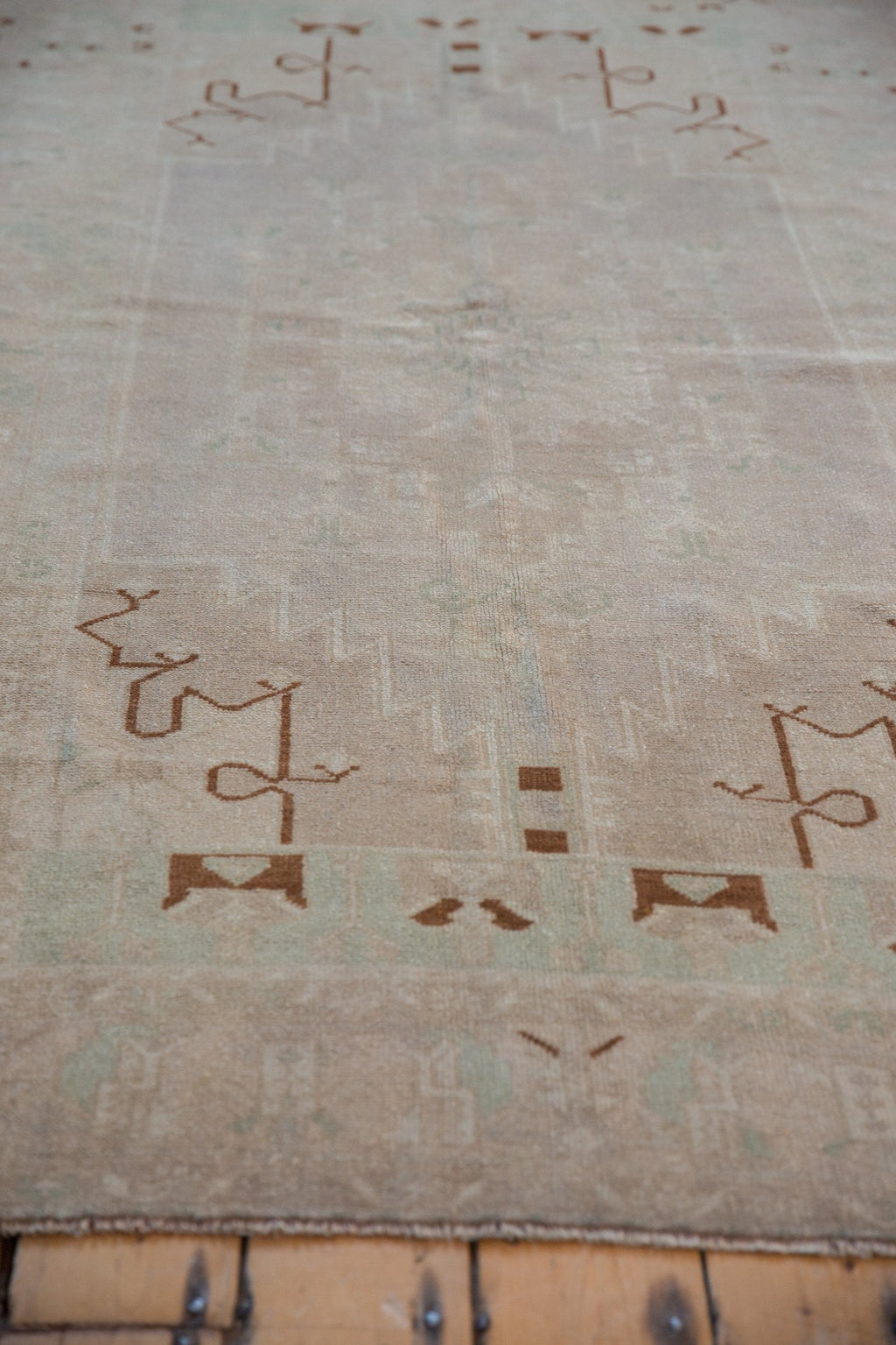 4.5x8 Vintage Distressed Oushak Rug
