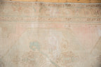 3.5x10.5 Vintage Distressed Oushak Rug Runner