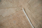 3.5x10.5 Vintage Distressed Oushak Rug Runner