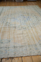 6x9.5 Vintage Distressed Oushak Carpet