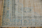 6x9.5 Vintage Distressed Oushak Carpet