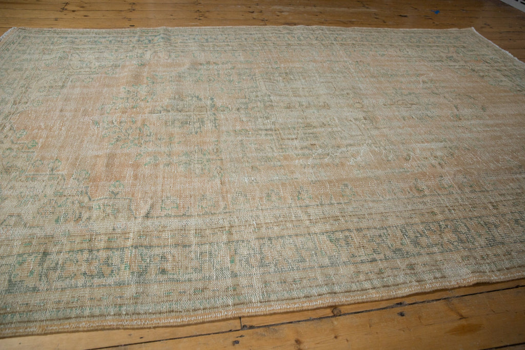 6x9.5 Vintage Distressed Oushak Carpet