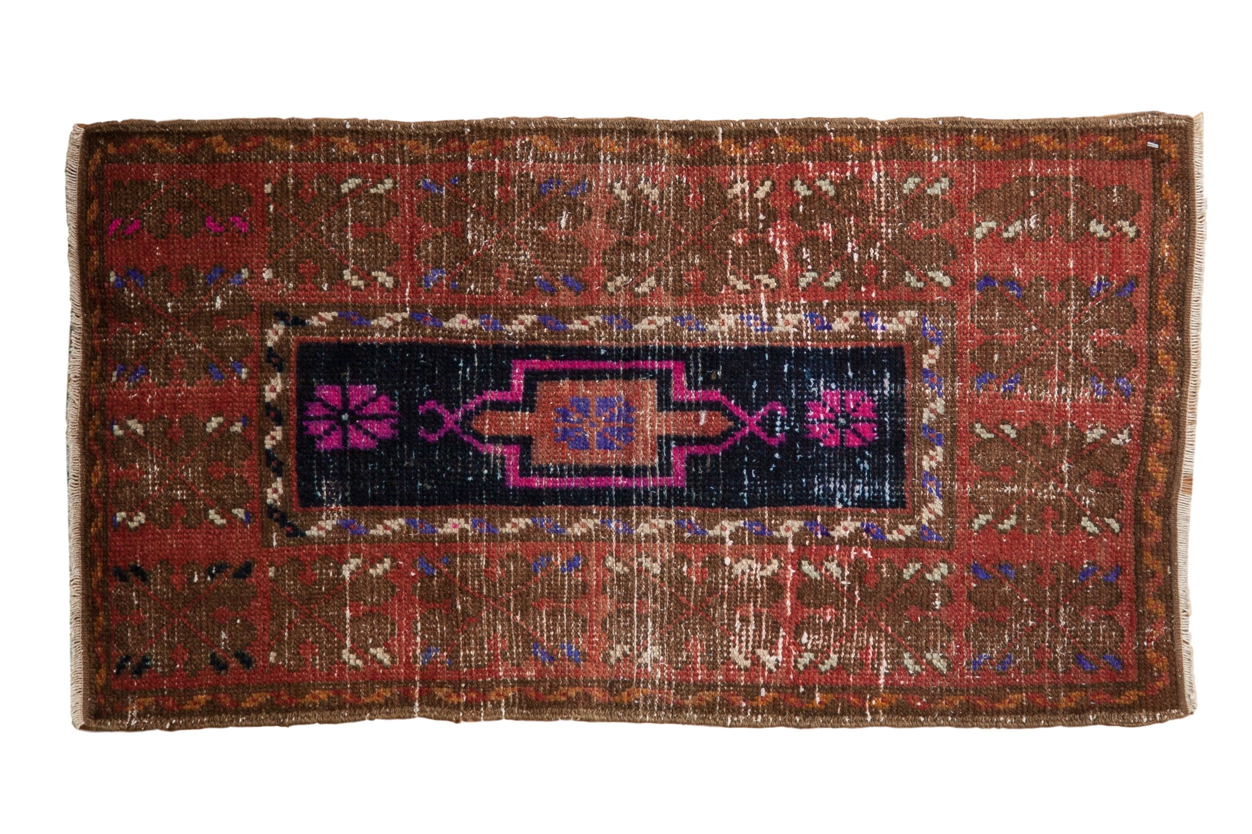 2x3.5 Vintage Distressed Oushak Rug