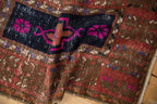 2x3.5 Vintage Distressed Oushak Rug