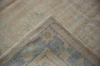 6.5x10 Vintage Distressed Oushak Carpet