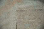 5x9.5 Vintage Distressed Oushak Carpet