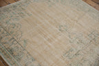 5.5x8.5 Vintage Distressed Oushak Carpet
