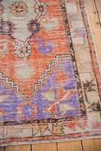 3x6 Vintage Distressed Oushak Rug Runner