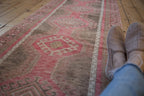 2.5x10 Vintage Distressed Oushak Rug Runner